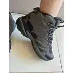 Bottes de randonnée imperméables en suède grises photo review