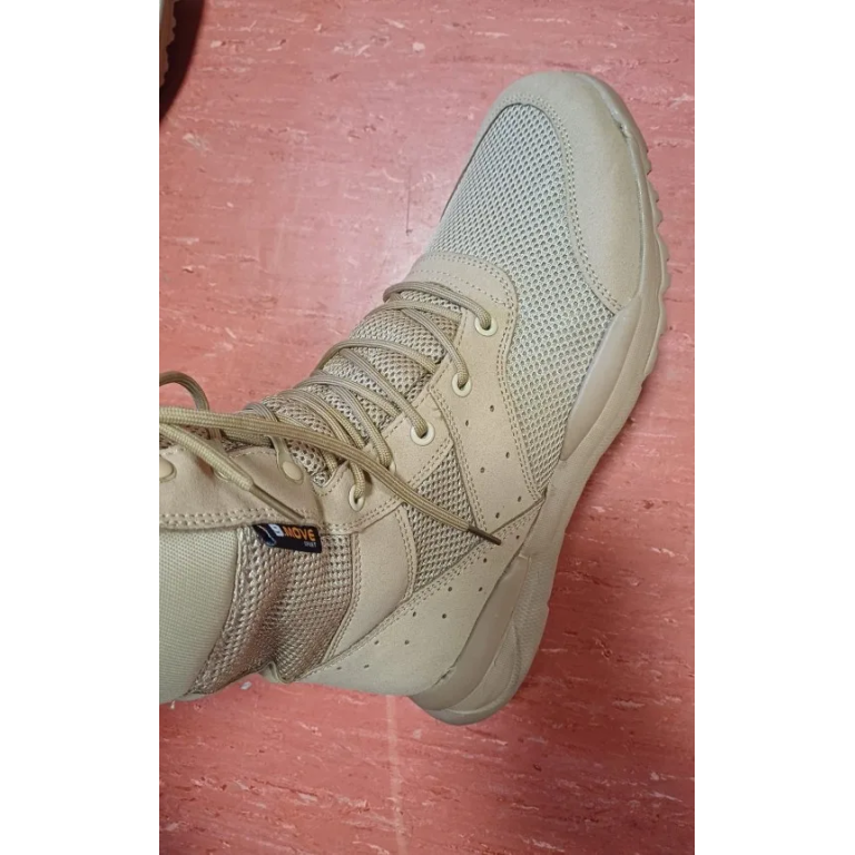 Bottes de combat respirantes couleur sable désert photo review