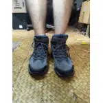 Bottes de randonnée imperméables en suède grises photo review