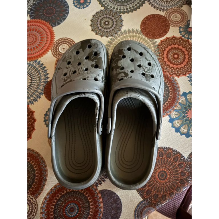 Crocs tactiques camouflage gris photo review