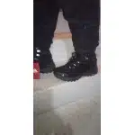 Bottes de randonnée imperméables en daim gris photo review