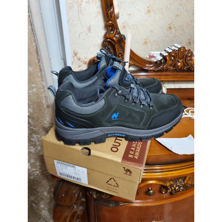 Chaussures étanches à profil bas coloris camel photo review