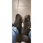 Bottes de randonnée en daim imperméables noires photo review