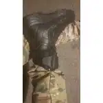 Bottes tactiques à zip latéral et embout de sécurité – noir photo review