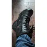 Bottes tactiques à zip latéral et embout de sécurité – noir photo review