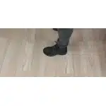 Bottes de randonnée en daim imperméables noires photo review