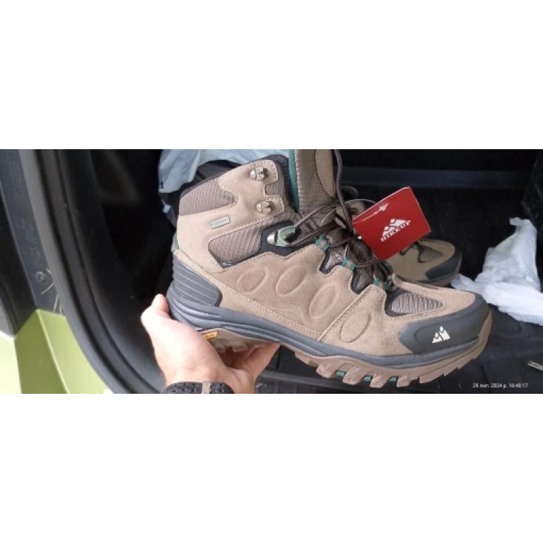 Bottes de randonnée en suède marron Hikeup photo review