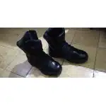 Bottes tactiques à zip latéral et embout de sécurité – noir photo review