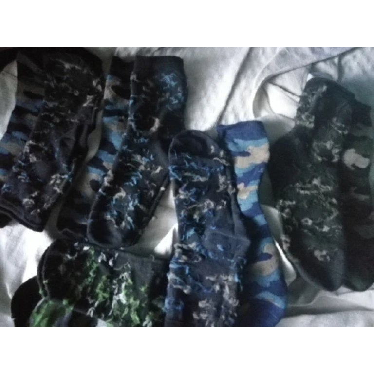 Lot de 5 paires de socquettes camouflage photo review