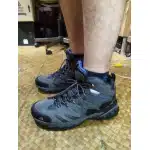 Bottes de randonnée imperméables en suède grises photo review