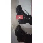 Bottes de randonnée imperméables en daim gris photo review