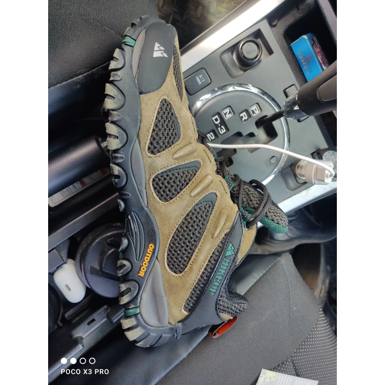 Chaussures outdoor tactiques Hikeup kaki photo review