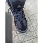 Bottes de randonnée en daim imperméables noires photo review