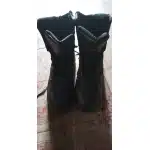 Bottes tactiques à zip latéral et embout de sécurité – noir photo review