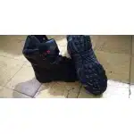 Bottes tactiques à zip latéral et embout de sécurité – noir photo review