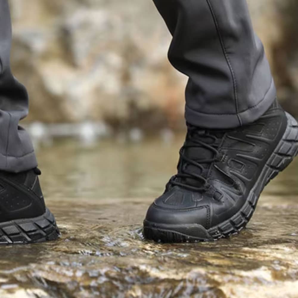 Ankle combat boots Black "Kiice"