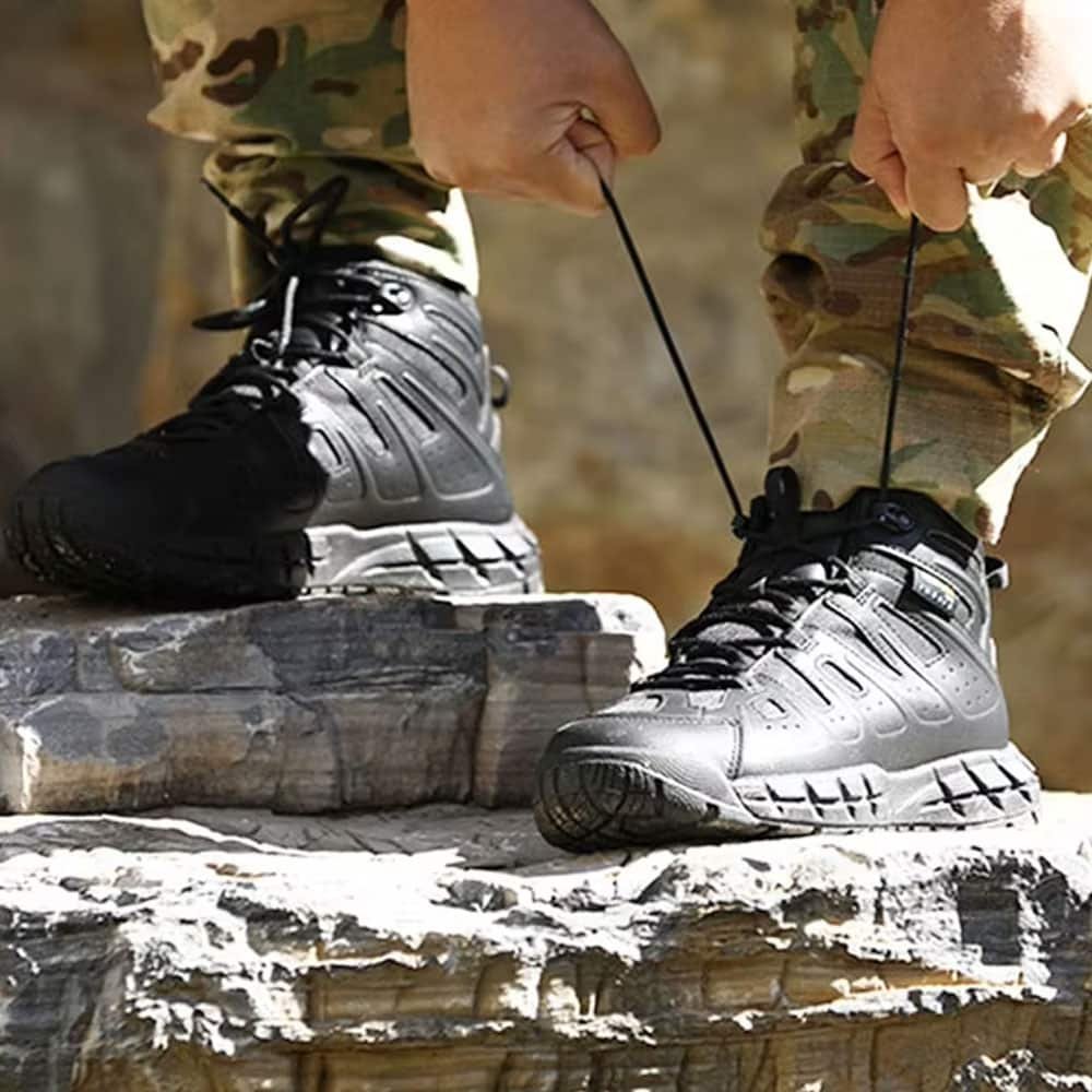 Ankle combat boots Black "Kiice"