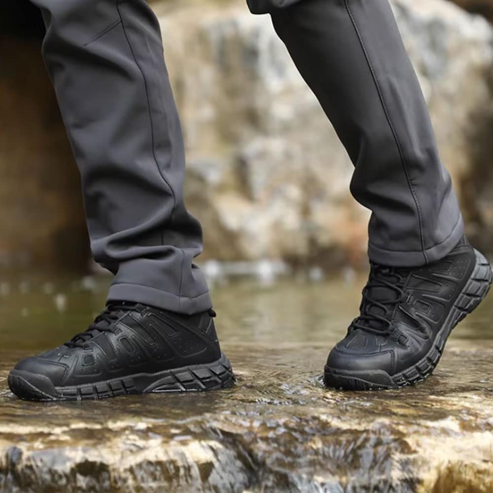 Ankle combat boots Black "Kiice"