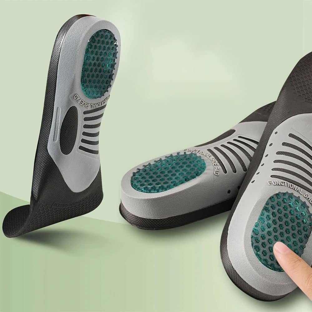 Arch support gel insoles for military
