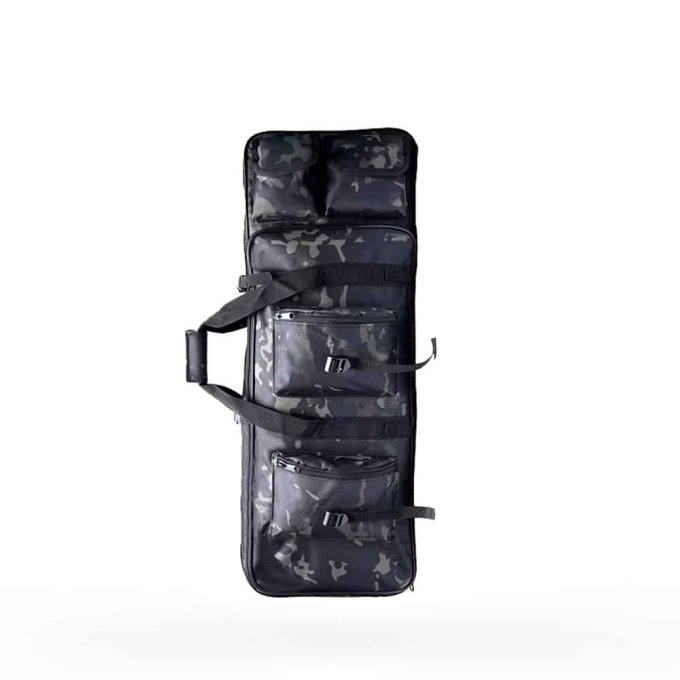 Black multicam rifle bag