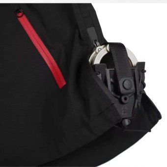 Black tactical winbreaker jacket "MCT"