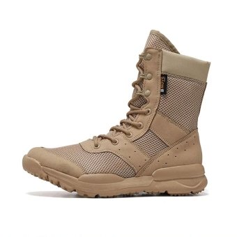 Breathable Combat Boots Desert Tan