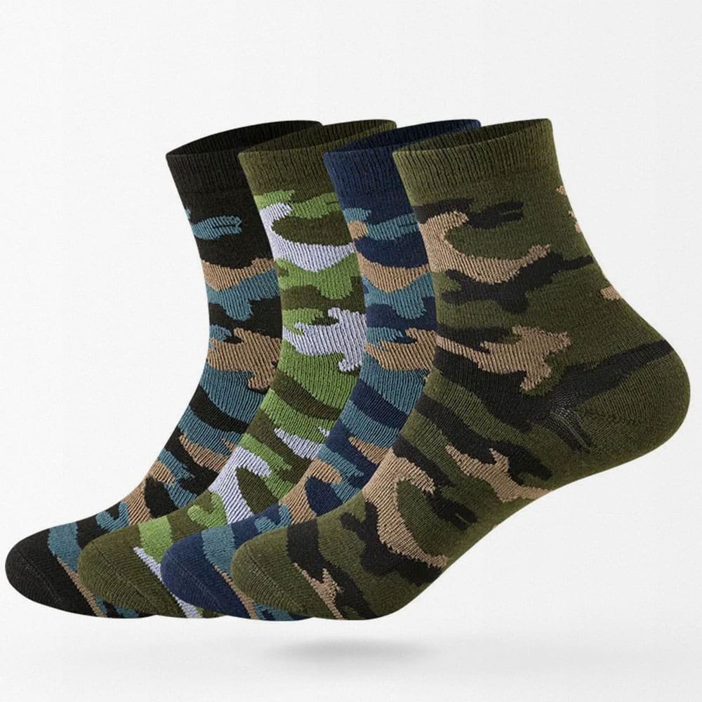 Camo ankle socks (x5)
