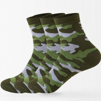 Camo ankle socks (x5)