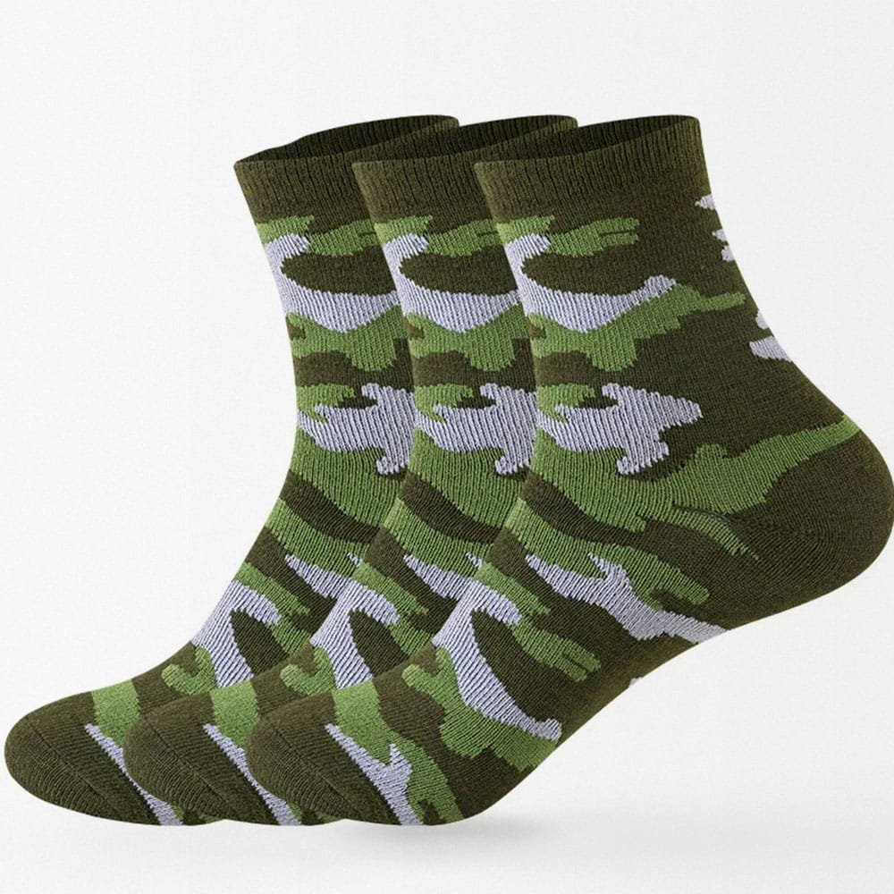 Camo ankle socks (x5)