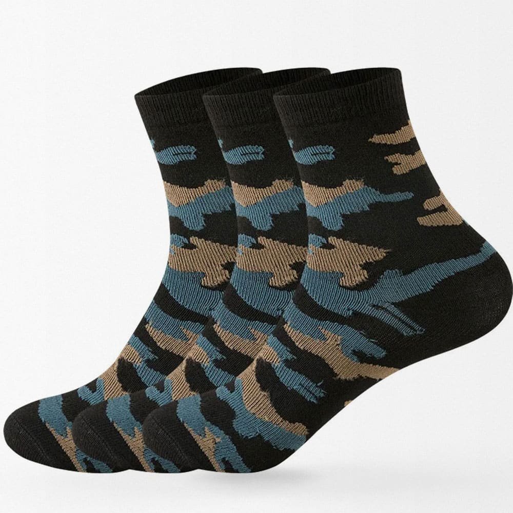 Camo ankle socks (x5)
