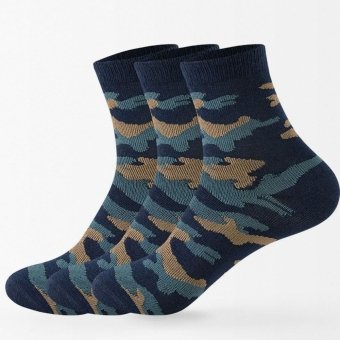 Camo ankle socks (x5)