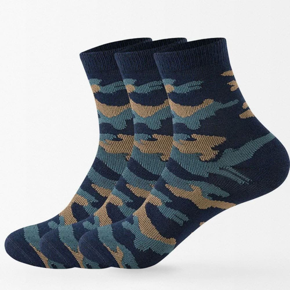 Camo ankle socks (x5)