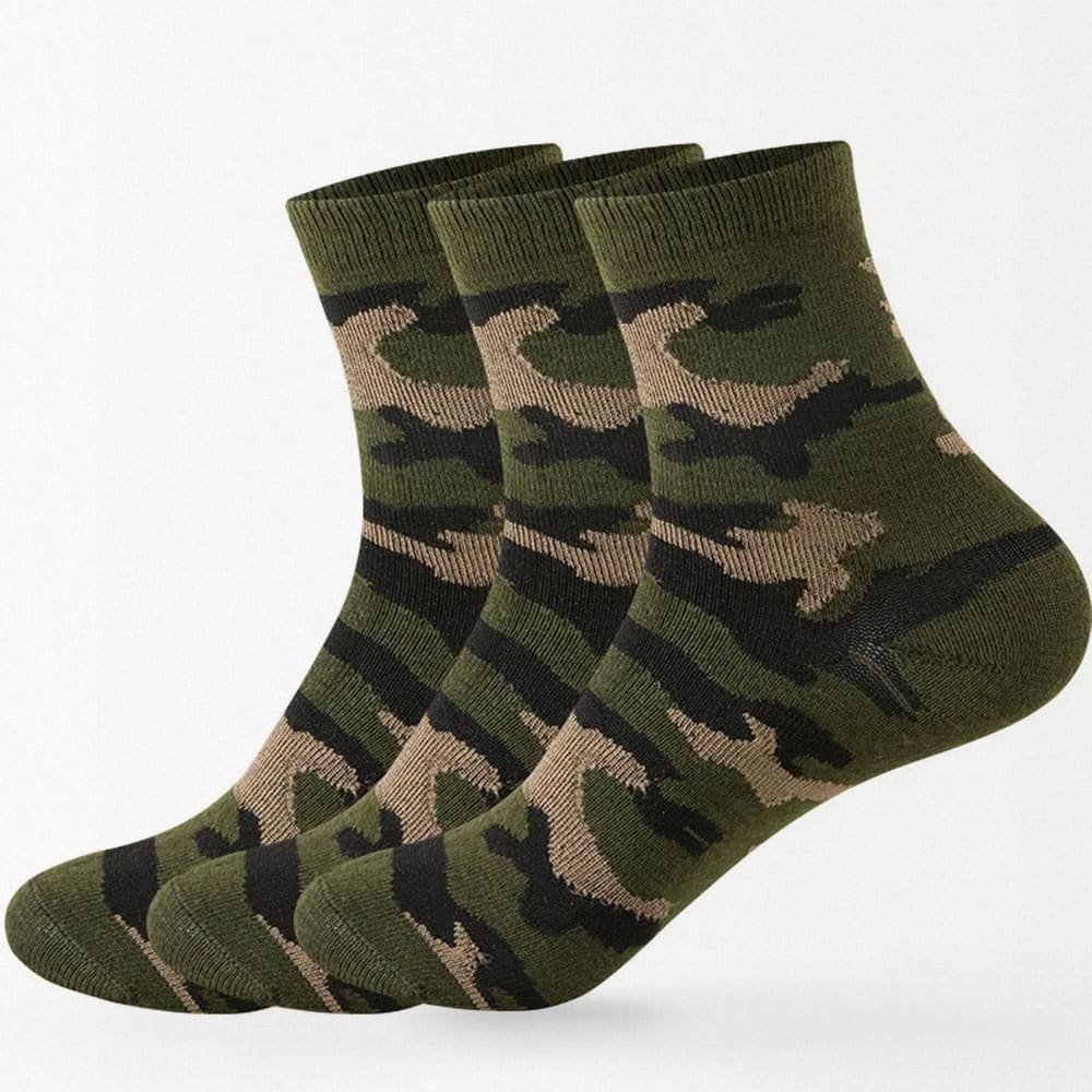 Camo ankle socks (x5)