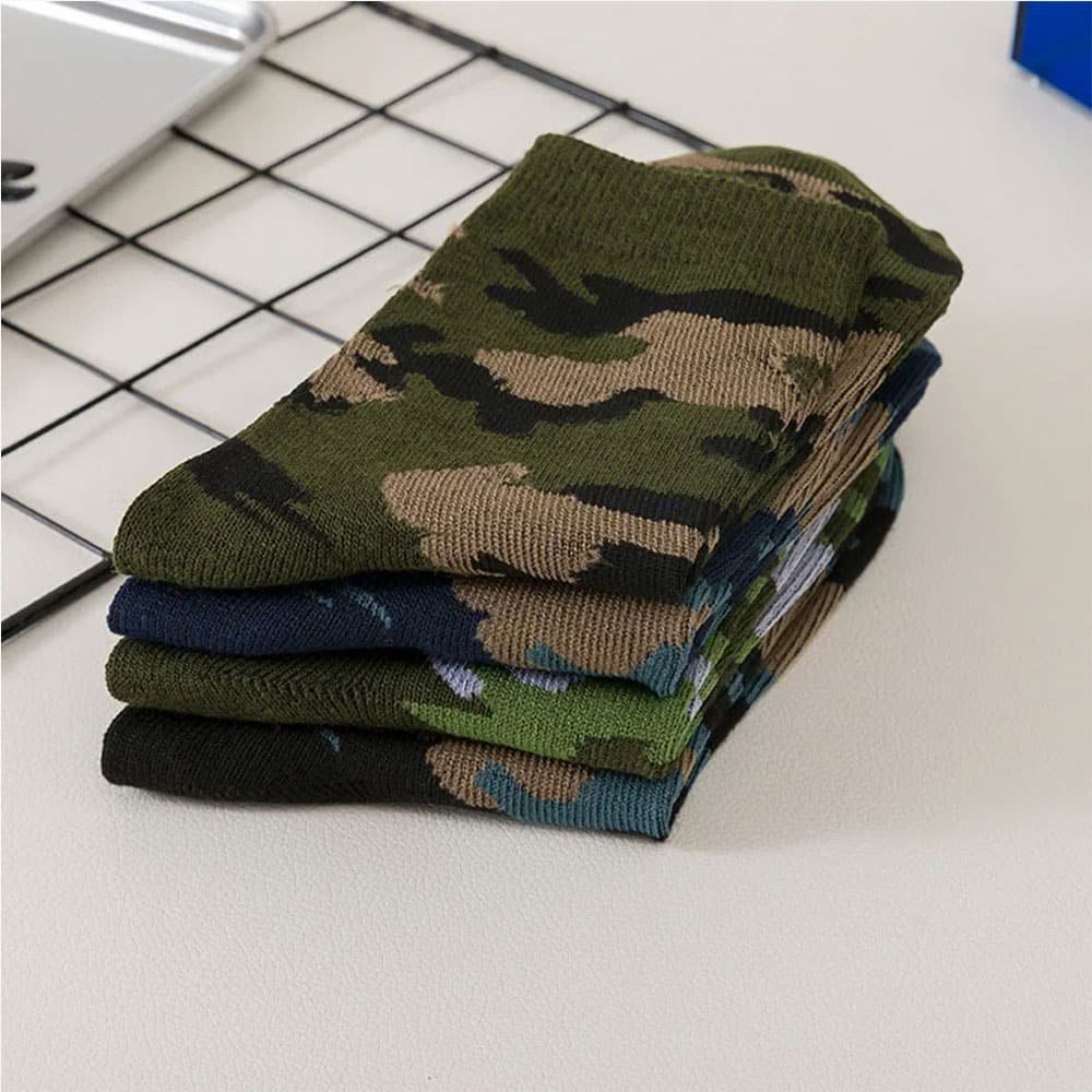 Camo ankle socks (x5)