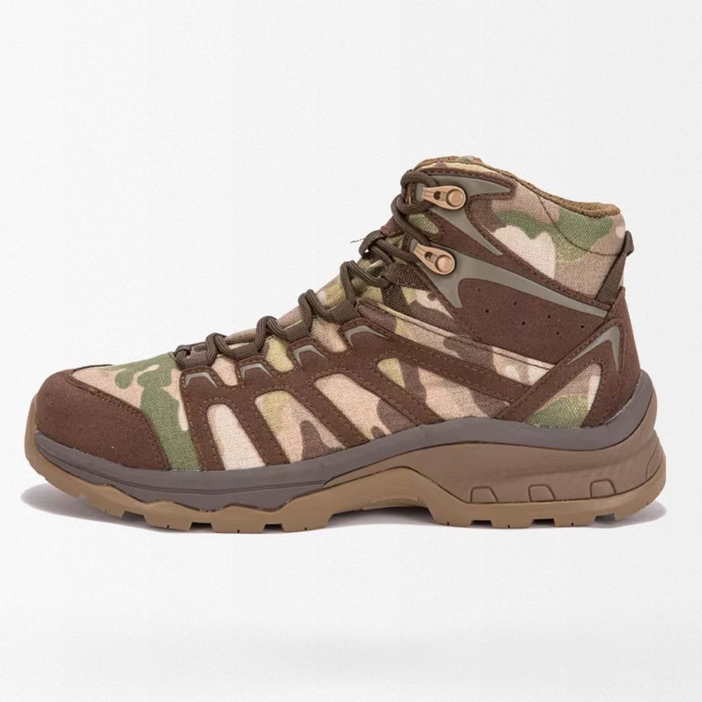 Camouflage mid tactical boots Multicam