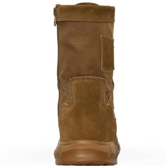 Coyote Brown zip combat boots