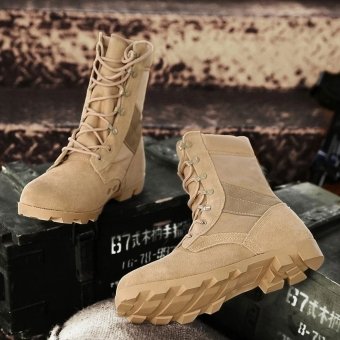 Desert Combat Boots Tan