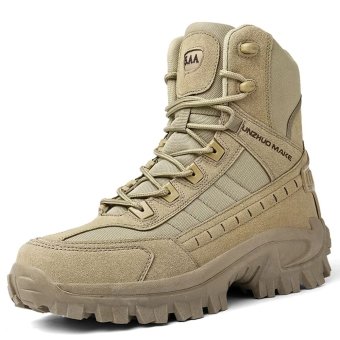 Desert Combat Boots Tan