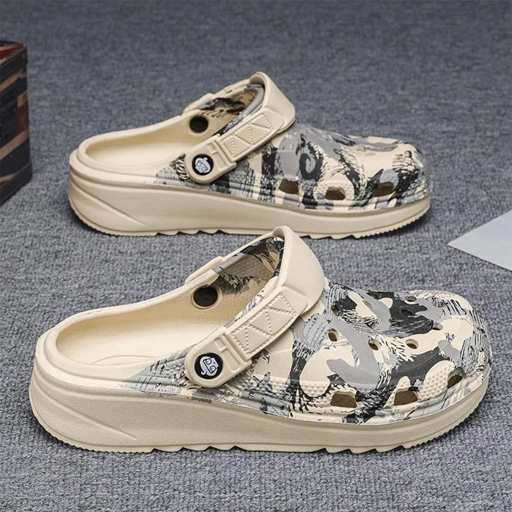 Desert camo Tactical crocs
