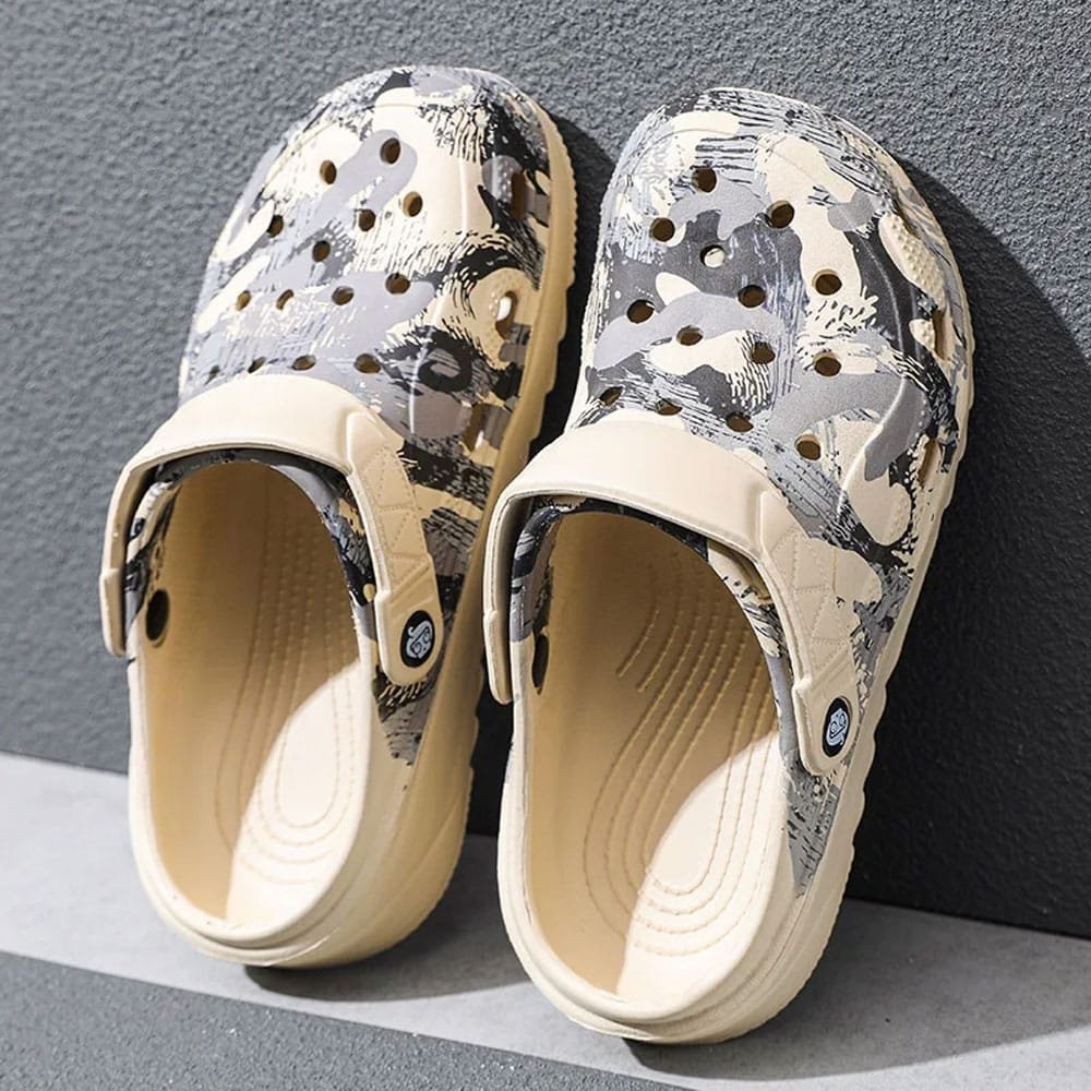 Desert camo Tactical crocs