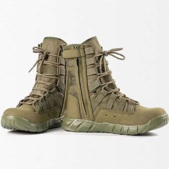 Lightweight Training Boots Faux Suede Army green