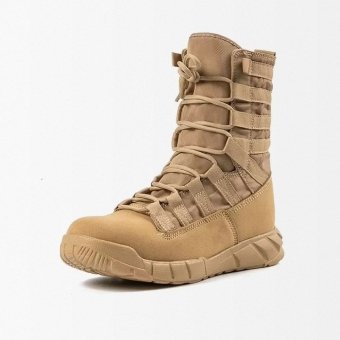 Lightweight Training Boots Faux Suede Desert Tan