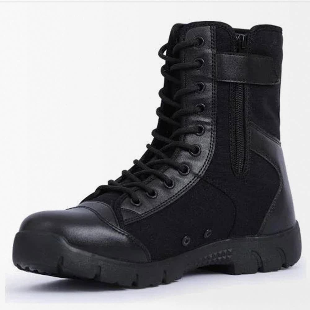 Lightweight running tactical boots Black
