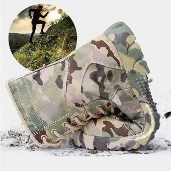 Lightweight running tactical boots Camouflage Multicam