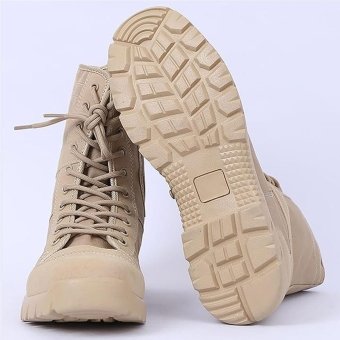 Lightweight running tactical boots Desert Tan