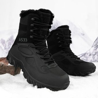 Lighweight Combat Boots Cold Weather Black