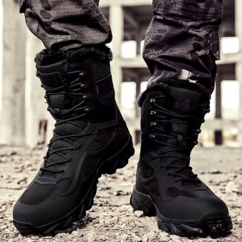 Lighweight Combat Boots Cold Weather Black