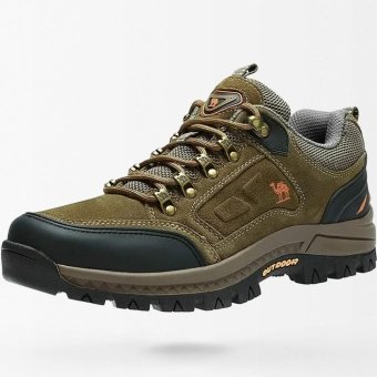 Low profile waterproof shoes "Camel"
