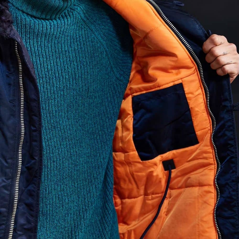 Men's N3B Polar Warm Cotton Parka