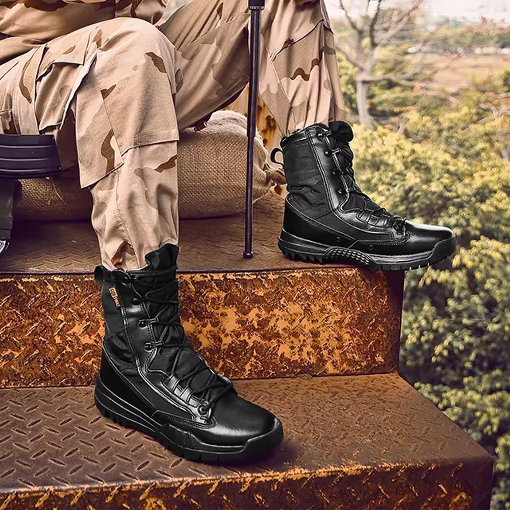 Men's lightweight tactical boots Black
